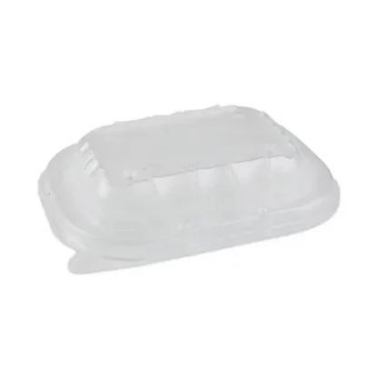 Pactiv Evergreen EarthChoice Entree2Go Takeout Container Vented Lid, Clear, Plastic, 600/Carton