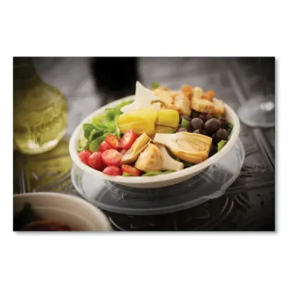 Pactiv Evergreen EarthChoice Fiber-Blend Bagasse Dinnerware, Bowl, Sugarcane, 32 oz, Natural