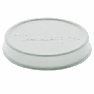 Pactiv Evergreen EarthChoice PFAS-Free Compostable Soup Cup Lid, 4" Diameter, White, Sugarcane, 500/Carton