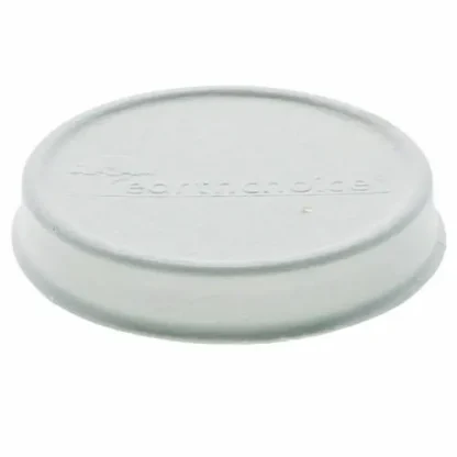 Pactiv Evergreen EarthChoice PFAS-Free Compostable Soup Cup Lid, 4" Diameter, White, Sugarcane, 500/Carton