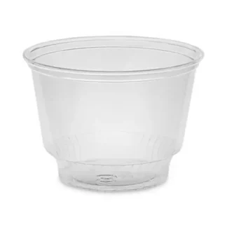 Pactiv Evergreen EarthChoice Recycled Clear Plastic Sundae Dish, 8 oz, Clear, 900/Carton