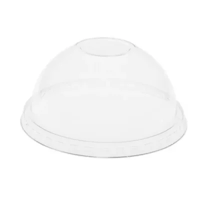 Pactiv Evergreen EarthChoice Strawless RPET Dome Lid for 12 oz to 24 oz "B" Cups, Clear, 1,020/Carton