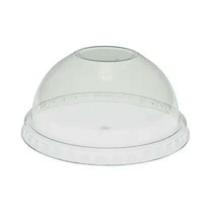 Pactiv Evergreen EarthChoice Strawless RPET Dome Lid, Fits 9 oz to 20 oz "A" Cups, Clear, 900/Carton (Non-Stock Item, Extended Delivery)