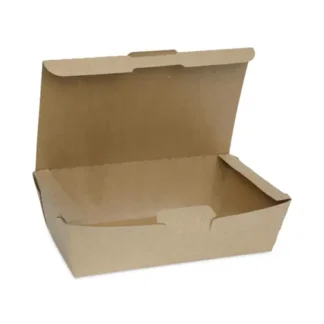 Pactiv Evergreen EarthChoice Tamper Evident OneBox Paper Box, Brown, 162/Carton