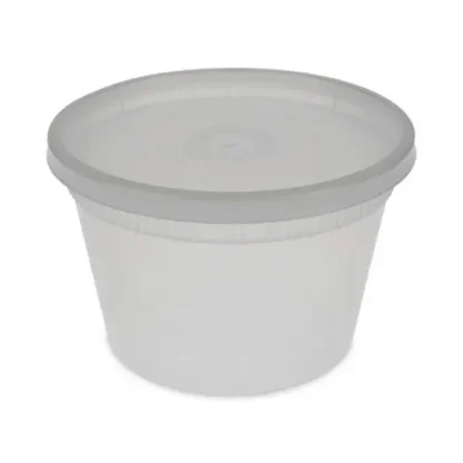 Pactiv Evergreen Newspring DELItainer Microwavable Container, 16 oz, Clear Plastic, 240/Carton