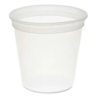 Pactiv Evergreen Newspring DELItainer Microwavable Container, 24 oz, Clear, Plastic, 480/Carton