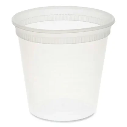Pactiv Evergreen Newspring DELItainer Microwavable Container, 24 oz, Clear, Plastic, 480/Carton