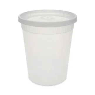 Pactiv Evergreen Newspring DELItainer Microwavable Container, 32 oz, Clear, Plastic, 240/Carton