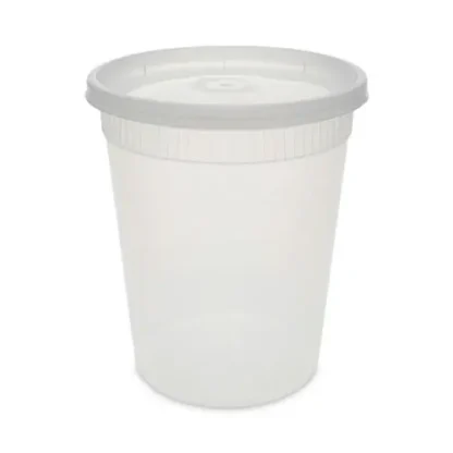 Pactiv Evergreen Newspring DELItainer Microwavable Container, 32 oz, Clear, Plastic, 240/Carton