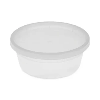 Pactiv Evergreen Newspring DELItainer Microwavable Container, 8 oz, Clear, Plastic, 240/Carton