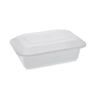 Pactiv Evergreen Newspring VERSAtainer Microwavable Containers, 24 oz, White/Clear, Plastic, 150/Carton
