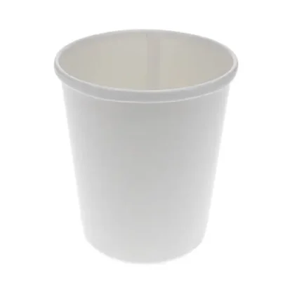 Pactiv Evergreen Paper Round Food Container, 32 oz, White, 500/Carton
