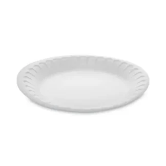 Pactiv Evergreen Placesetter Satin Non-Laminated Foam Dinnerware Plate, 7" Diameter, White, 900/Carton