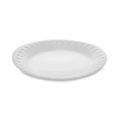 Pactiv Evergreen Placesetter Satin Non-Laminated Foam Dinnerware Plate, 7" Diameter, White, 900/Carton
