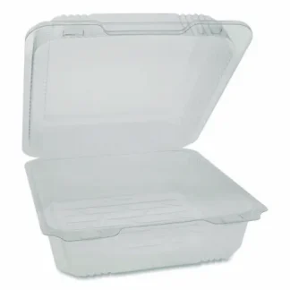 Pactiv Evergreen SmartLock® PET Hinged Lid Bakery Container
