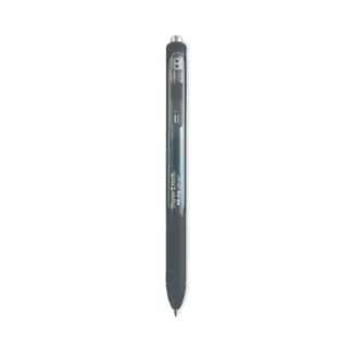 Paper Mate® InkJoy Gel Pen, Retractable, Medium 0.7 mm, Black Ink, Black/Smoke Barrel, 3/Pack
