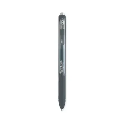 Paper Mate® InkJoy Gel Pen, Retractable, Medium 0.7 mm, Black Ink, Black/Smoke Barrel, 3/Pack