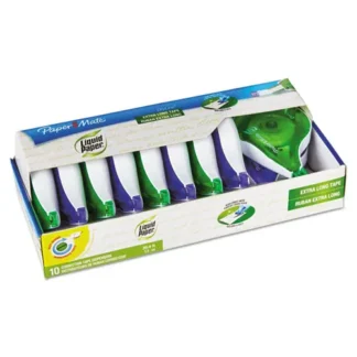 Paper Mate® Liquid Paper® DryLine Correction Tape, Non-Refillable, 10/Pack