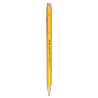 Paper Mate® Sharpwriter Mechanical Pencil, 0.7 mm, HB (#2), Black Lead, Classic Yellow Barrel, Dozen