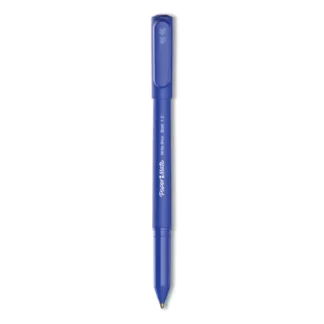 Paper Mate® Write Bros. Ballpoint Pen, Stick, Bold 1.2 mm, Blue Ink, Blue Barrel, Dozen