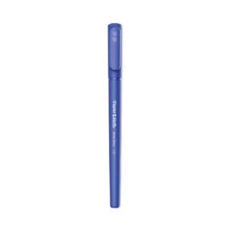Paper Mate® Write Bros. Ballpoint Pen, Medium Point, 1 mm, Blue Ink, Blue Barrel, Dozen