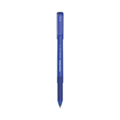 Paper Mate® Write Bros. Grip Ballpoint Pen, Stick, Medium 1 mm, Blue Ink, Blue Barrel, Dozen