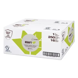 Papernet® Kraft Tech Multi-Fold Paper Towel, Kraft, 1-Ply, Brown, 16 Packs/Carton