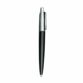 Parker® Jotter Bond Street Ballpoint Pen, Retractable, Medium 1 mm, Blue Ink, Black/Chrome Barrel