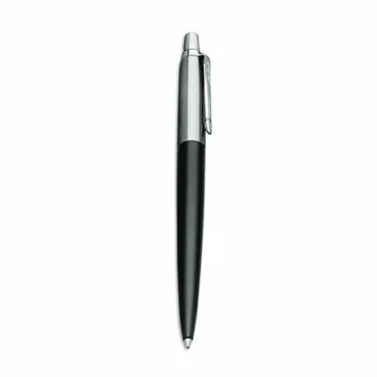 Parker® Jotter Bond Street Ballpoint Pen, Retractable, Medium 1 mm, Blue Ink, Black/Chrome Barrel