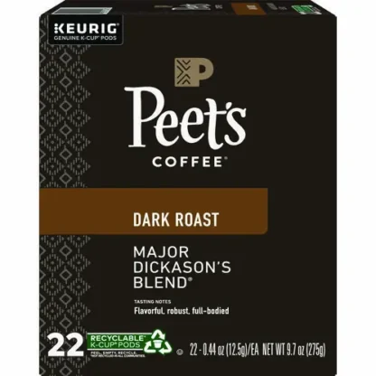 Peet's Coffee & Tea® Major Dickason's Blend K-Cups, 22/Box