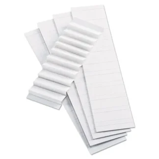 Pendaflex® Blank Inserts For Hanging File Folders, Compatible with 42 Series Tabs, 1/5-Cut, White, 2" Wide, 100/Pack
