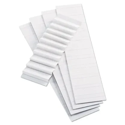 Pendaflex® Blank Inserts For Hanging File Folders, Compatible with 42 Series Tabs, 1/5-Cut, White, 2" Wide, 100/Pack