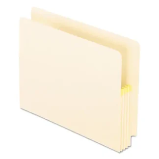Pendaflex® Convertible End Tab File Pockets, Letter Size, Manila, 25/Box