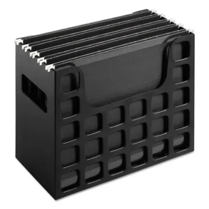 Pendaflex® Desktop File With Hanging Folders, Letter Size, 6" Capacity, Black