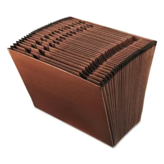 Pendaflex® Earthwise by Pendaflex Recycled Indexed Expanding File, 31 Sections, 1/31-Cut Tabs, Letter Size, Red Fiber