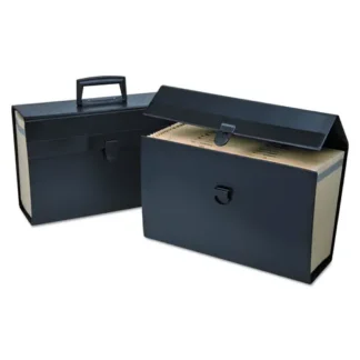 Pendaflex® Letter/Legal Expanding Organizer, 19 Sections, Buckle Closure, Black