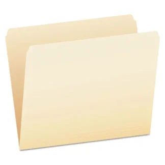 Pendaflex® Manila File Folders, Straight Tabs, Letter Size, 0.75" Expansion, Manila, 100/Box