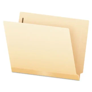 Pendaflex® Manila Laminated End Tab Fastener Folders, 11-pt Manila, Letter Size, 0.75" Expansion, 2 Fasteners, 50/Box