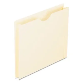 Pendaflex® Manila Reinforced File Jackets, 2-Ply Straight Tab, Letter Size, Manila, 50/Box