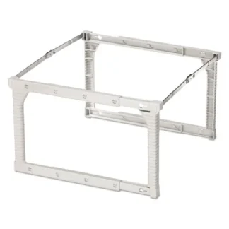 Pendaflex® Plastic Snap-Together Hanging Folder Frame, Legal/Letter Size, 18" to 27" Long, White/Silver Accents