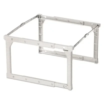 Pendaflex® Plastic Snap-Together Hanging Folder Frame, Legal/Letter Size, 18" to 27" Long, White/Silver Accents