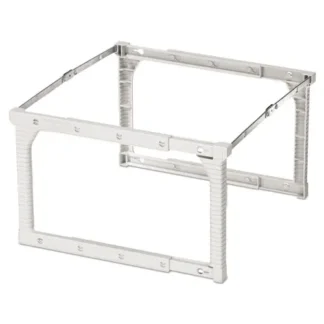 Pendaflex® Plastic Snap-Together Hanging Folder Frame, White/Silver Accents, 4/Box