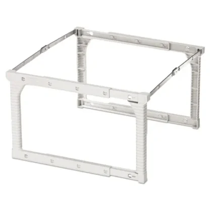 Pendaflex® Plastic Snap-Together Hanging Folder Frame, White/Silver Accents, 4/Box