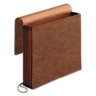 Pendaflex® Premium Reinforced Expanding Wallet, Elastic Cord Closure, Letter Size, Red Fiber