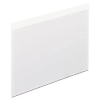 Pendaflex® Self-Adhesive Pockets, 4 x 6, Clear Front/White Backing, 100/Box
