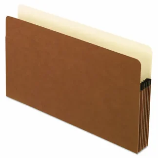 Pendaflex® Smart Shield File Pocket, Legal Size, 5.25" Expansion, Red Fiber, 10/Box
