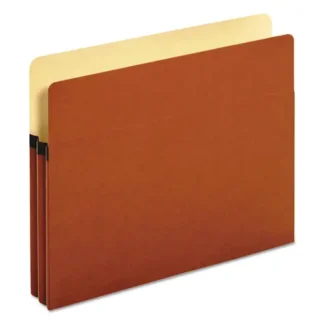 Pendaflex® Standard Expanding File Pockets, Letter Size, Redrope, 25/Box