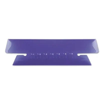 Pendaflex® Transparent Colored Tabs For Hanging File Folders, Violet, 25/Pack