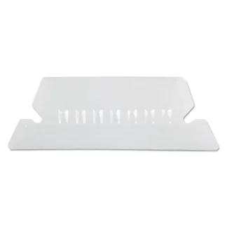 Pendaflex® Transparent Colored Tabs For Hanging File Folders, 1/5-Cut, Clear, 2" Wide, 25/Pack
