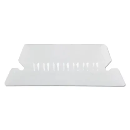 Pendaflex® Transparent Colored Tabs For Hanging File Folders, 1/5-Cut, Clear, 2" Wide, 25/Pack